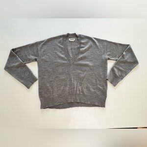 Zadig & Voltaire Charcoal V-Neck Sweater